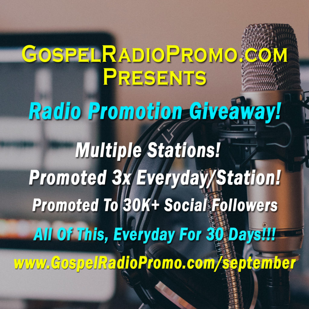 GospelRadioPromo.com Level 1 Giveaway
